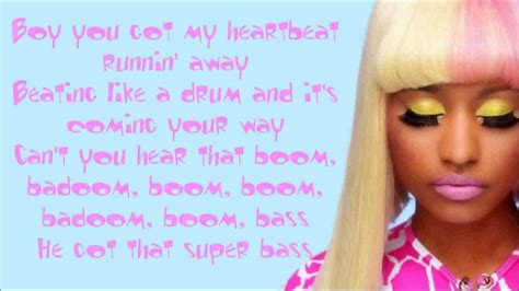 super bass lyrics|More.